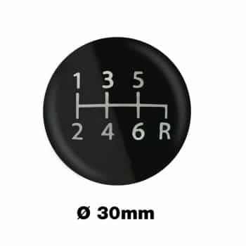 Simoni Racing Gear knob shift pattern 6-speed (reverse right bottom) Ø30mm
