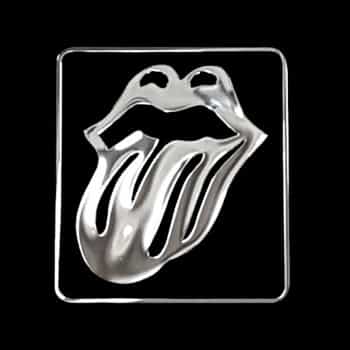 Nickel Sticker 'Tongue' - 38x43mm