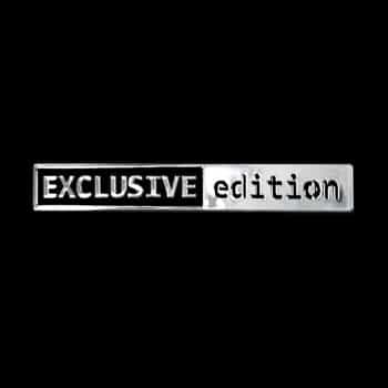 Nickel Sticker 'EXLUSIVE EDITION' - 70x10mm