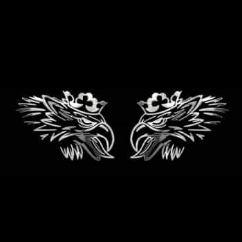 Nickel Sticker 'Scania' - 250x80mm (2 Pieces)