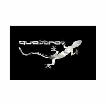 Nickel Sticker 'QUATTRO GECKO' - 90x40mm