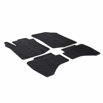 Rubber mats suitable for Peugeot 108 & Citroën C1 2014-