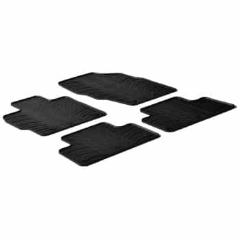 Rubber mats suitable for Mazda CX-7 petrol 2007- (T-Design 4-piece)