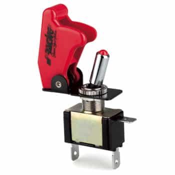 Simoni Racing Baby Go Switch - Red + Red LED - 12V / 20Amp