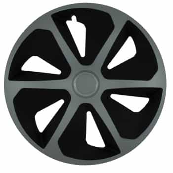 Hubcaps Roco Ring Mix Silver / Black 15 Inch