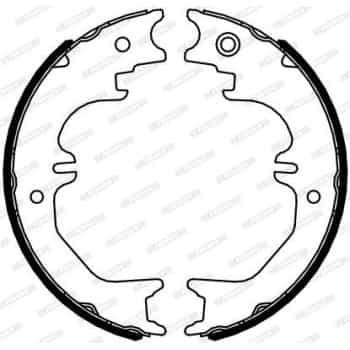 Brake Shoe Kit, parking brake PREMIER FSB4125 Ferodo