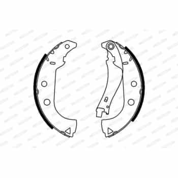 Brake Shoe Kit PREMIER FSB675 Ferodo