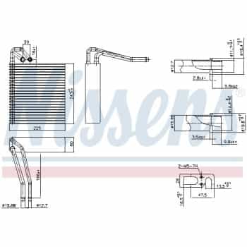 Evaporator, air conditioning