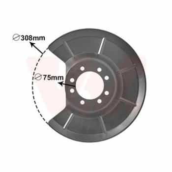 Splash Panel, brake disc