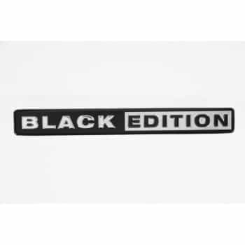 Aluminum Emblem/Logo - BLACK EDITION - 11,8x1,4cm