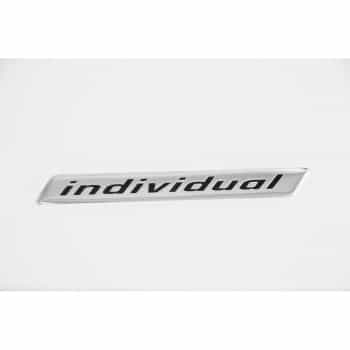 Aluminum Emblem/Logo - INDIVIDUAL - 11.8x1.4cm