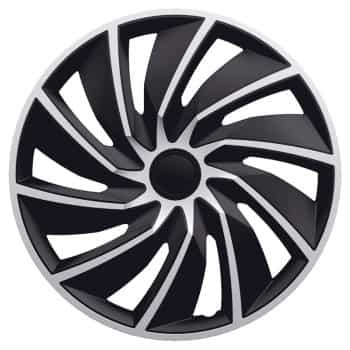 Hubcaps Turbo Van 17-inch silver/black (Convex Rims)