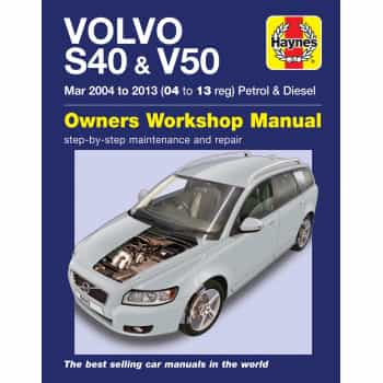 Haynes Workshop Manual Volvo S40 & V50 petrol & diesel (2004-2013)