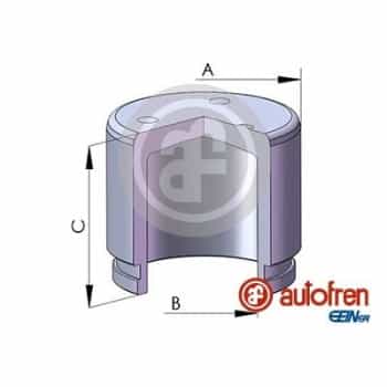 Piston, brake caliper