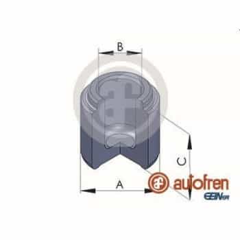 Piston, brake caliper