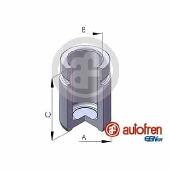 Piston, brake caliper