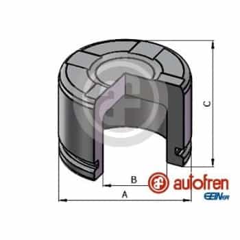 Piston, brake caliper