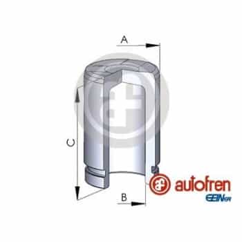 Piston, brake caliper