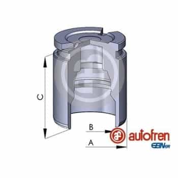 Piston, brake caliper