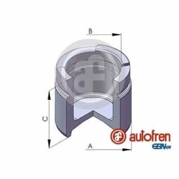 Piston, brake caliper
