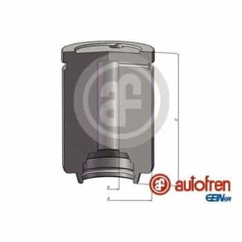 Piston, brake caliper