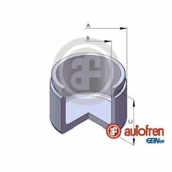 Piston, brake caliper
