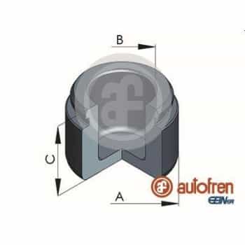 Piston, brake caliper