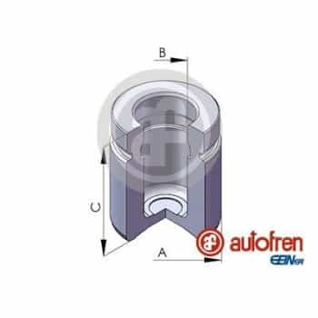 Piston, brake caliper