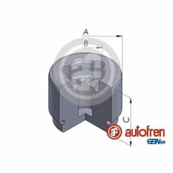 Piston, brake caliper
