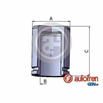 Piston, brake caliper