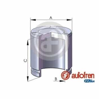 Piston, brake caliper