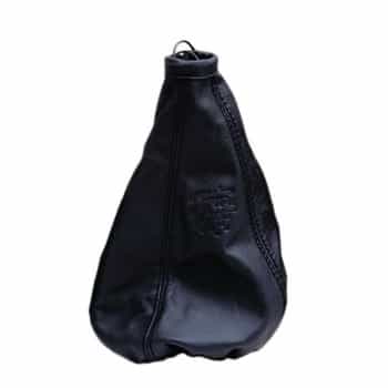 Simoni Racing Gear Shift Cover Cuffia Universal Black Leather