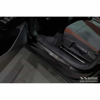 Black stainless steel door sills suitable for Volkswagen ID.4 2020- - 'Special Edition' - 4-piece