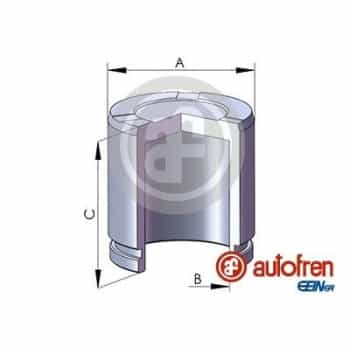 Piston, brake caliper