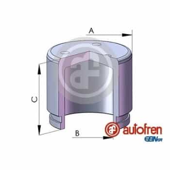 Piston, brake caliper
