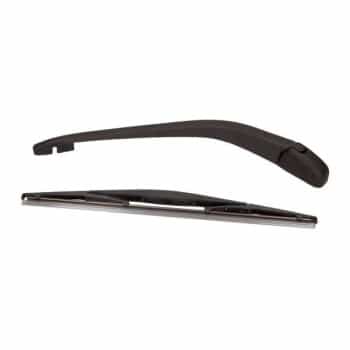 Wiper arm set, window cleaning
