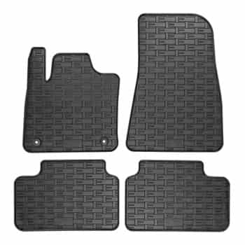 Rubber mats suitable for Volvo C40 Recharge 2021- (4-piece + mounting system)