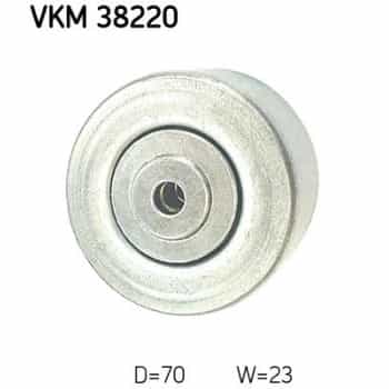 Tensioner Pulley, v-ribbed belt VKM 38220 SKF