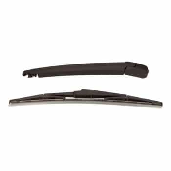 Wiper arm set, window cleaning