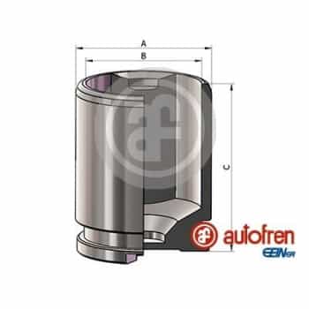 Piston, brake caliper