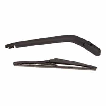 Wiper arm set, window cleaning