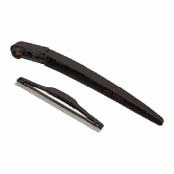Wiper arm set, window cleaning