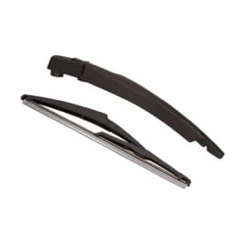Wiper arm set, window cleaning