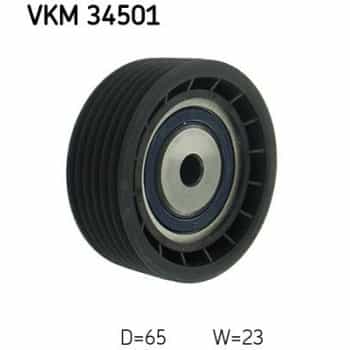 Deflection/Guide Pulley, v-ribbed belt VKM 34501 SKF