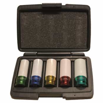 Steiner 1/2 Kr. socket set Thin-walled 4-pcs