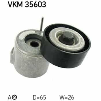 Tensioner Pulley, v-ribbed belt VKM 35603 SKF