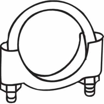 Clamp, exhaust system Bosal M8 clamp