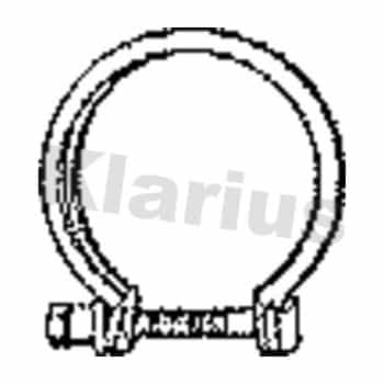 Clamp, exhaust system