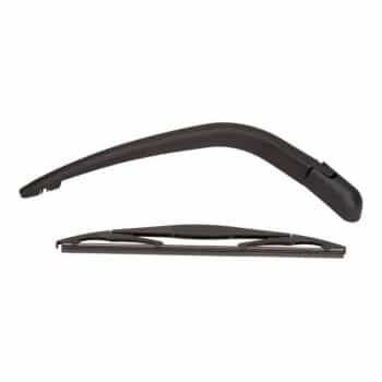 Wiper arm set, window cleaning