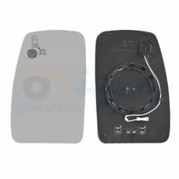 Mirror glass, Wing mirror * HAGUS * 4388861